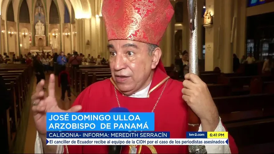 Arzobispo Ulloa reacciona al papel de los capellanes en el Ministerio de Seguridad