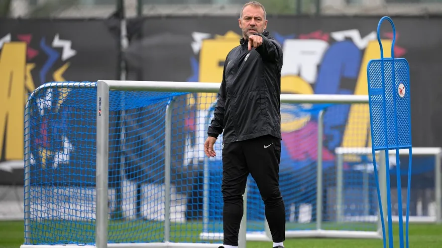 Hansi Flick entrenador del FC Barcelona