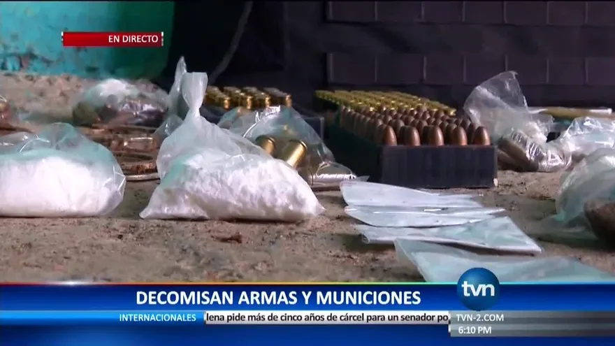 PN decomisa drogas y armas en operativo en San Miguelito