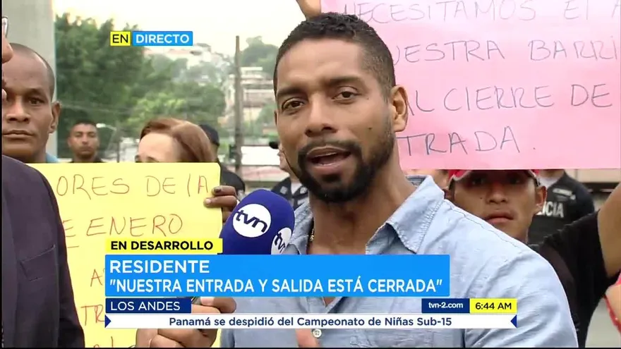 Residentes de varias comunidades en San Miguelito protestan por giros