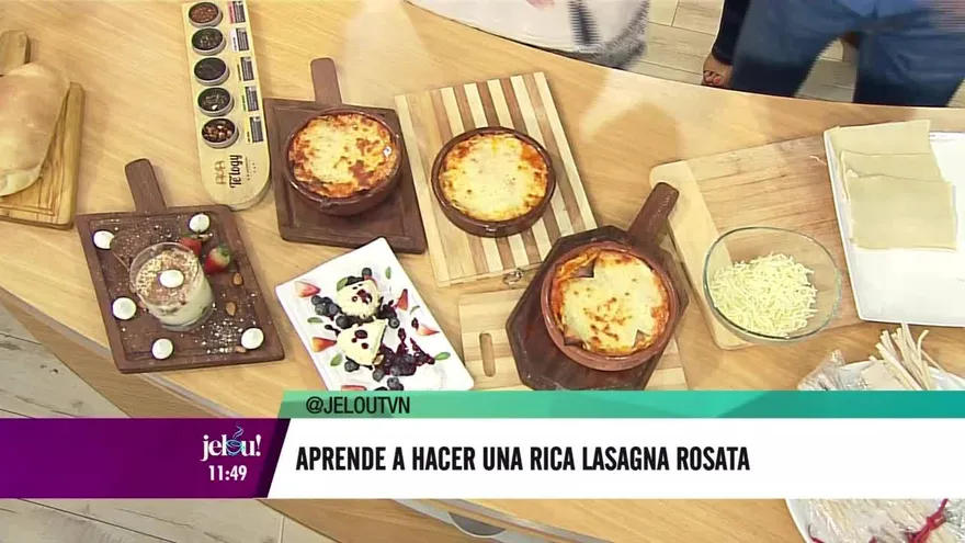 Prepara una lasaña rosatto especial