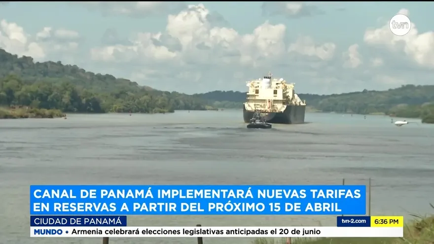 ACP incrementa tarifas de reservas