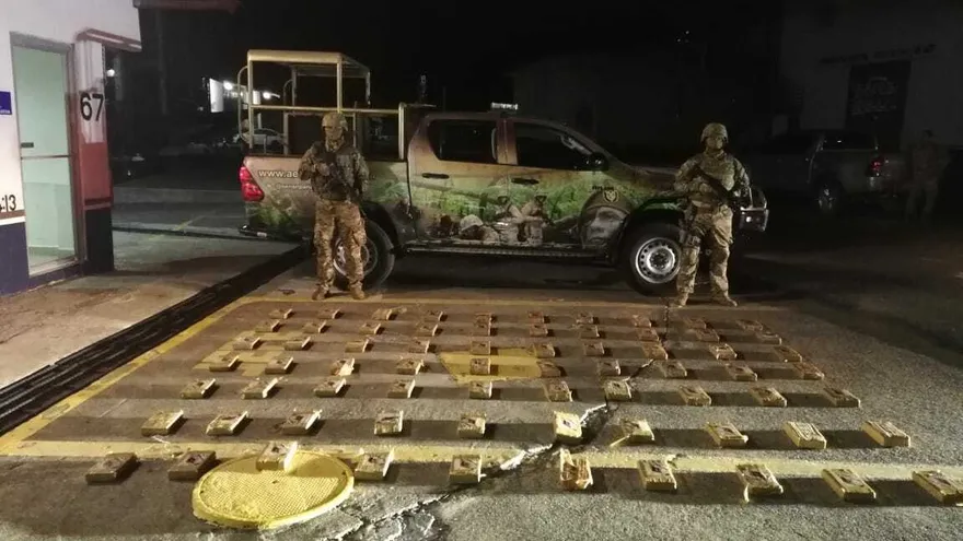 Senan logra decomiso de 70 paquetes de presunta droga