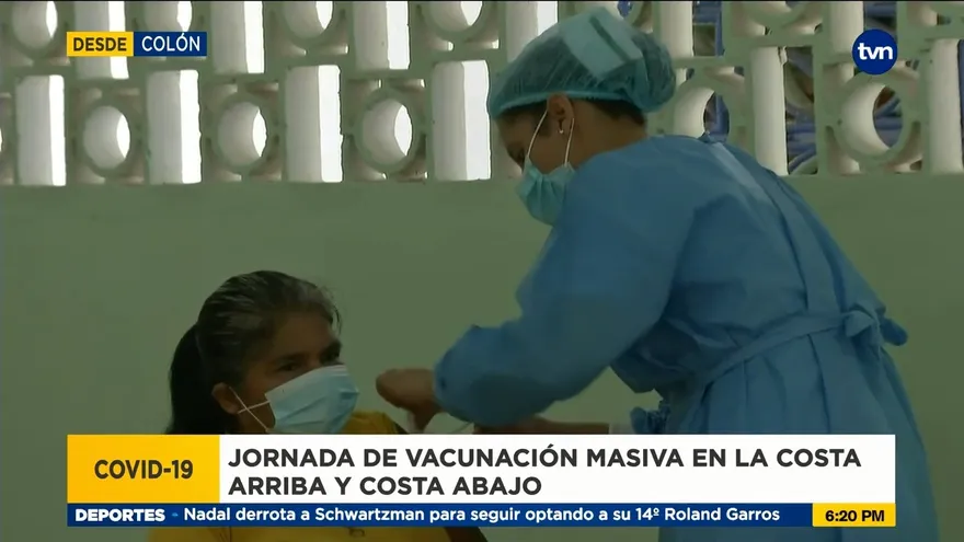 Inicia jornada de vacunación en costa arriba y debajo de Colón