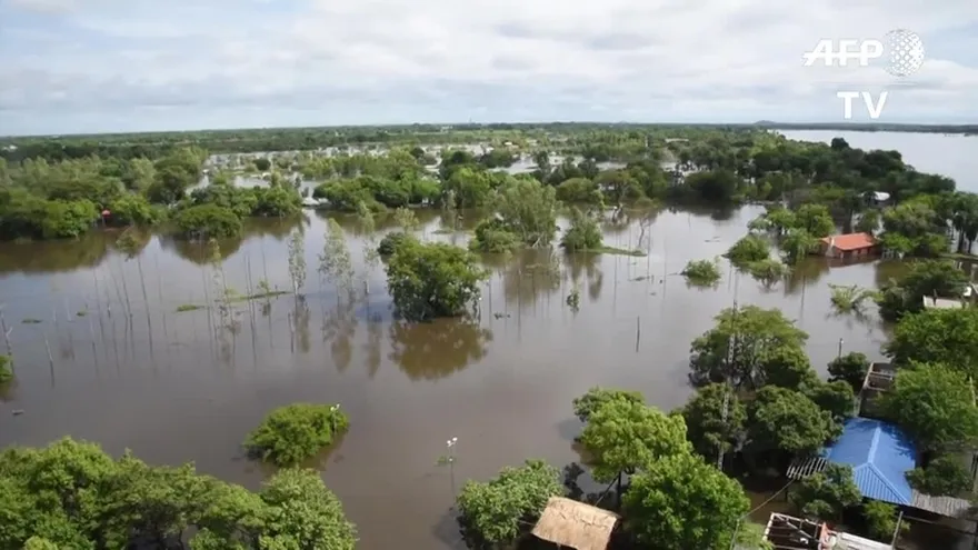 Paraguay bajo emergencia por torrenciales aguaceros