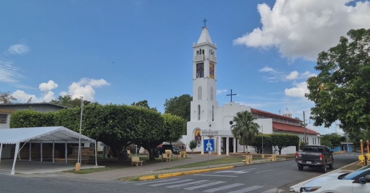 Santuario de Alanje recibe a fieles en el arranque de la Semana Santa