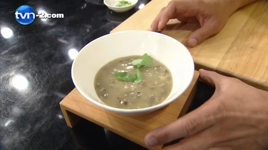 Receta - Crema de Hongos con lentejas