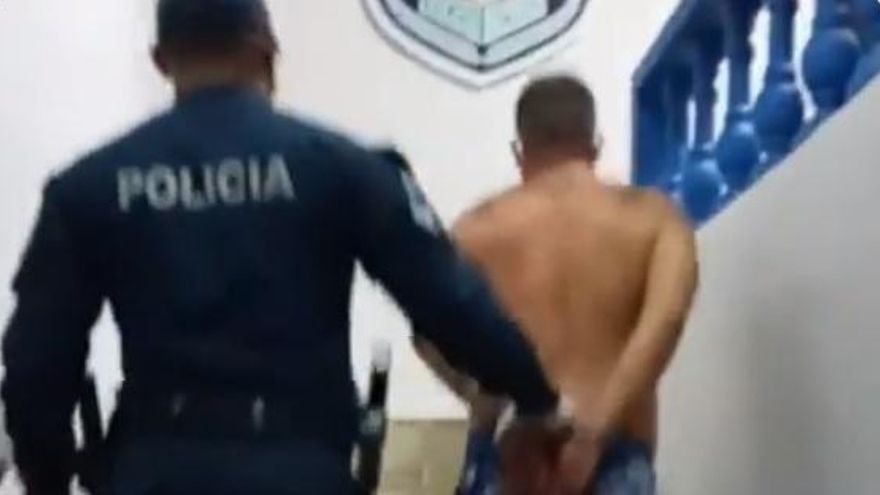 El detenido fue puesto a órdenes del Ministerio Público.