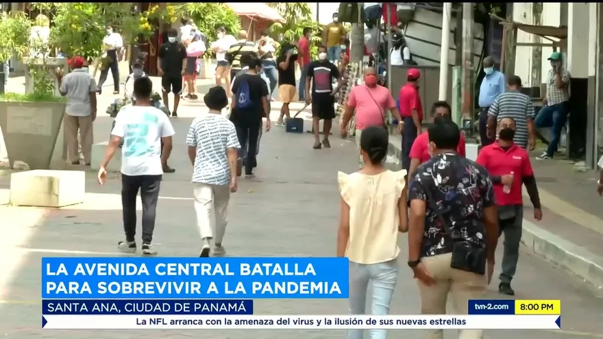 Avenida Central batalla para sobrevivir a la pandemia