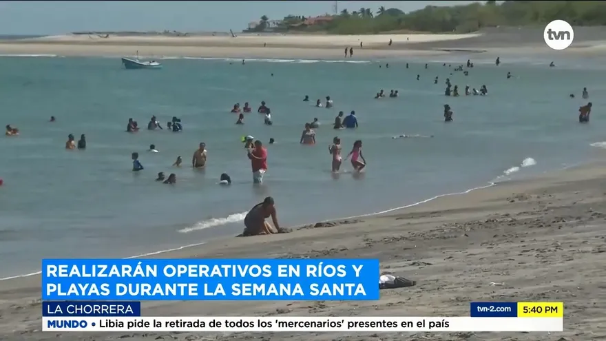 Operativos de playas en Semana Santa