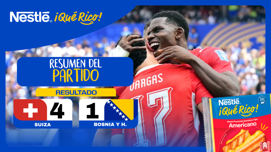 Mundial 2026 | Suiza vs Bosnia y Herzegovina Resumen Completo