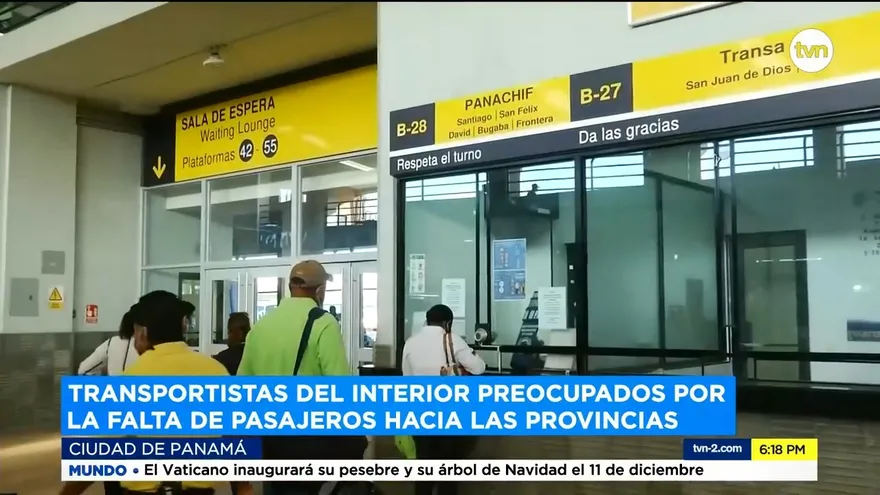 Transportistas del interior preocupados por falta de pasajeros