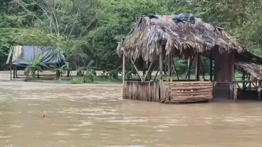 Se registran afectaciones en Bonyic producto de las fuertes lluvias