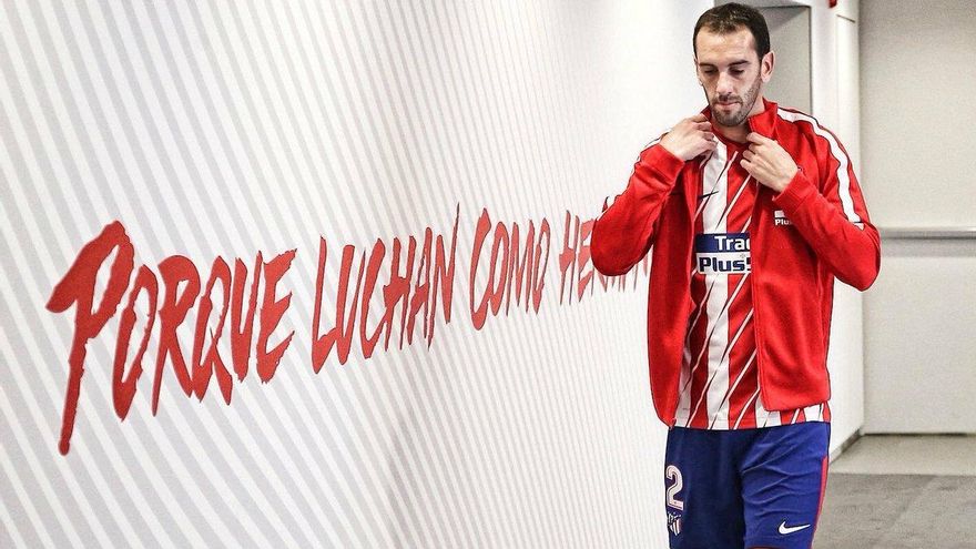 Diego Godín, un 'Faraón' entre las leyendas del Atlético
