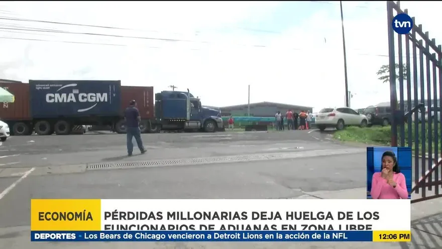 Pérdidas en Zona Libre de Colón por el paro de aduaneros