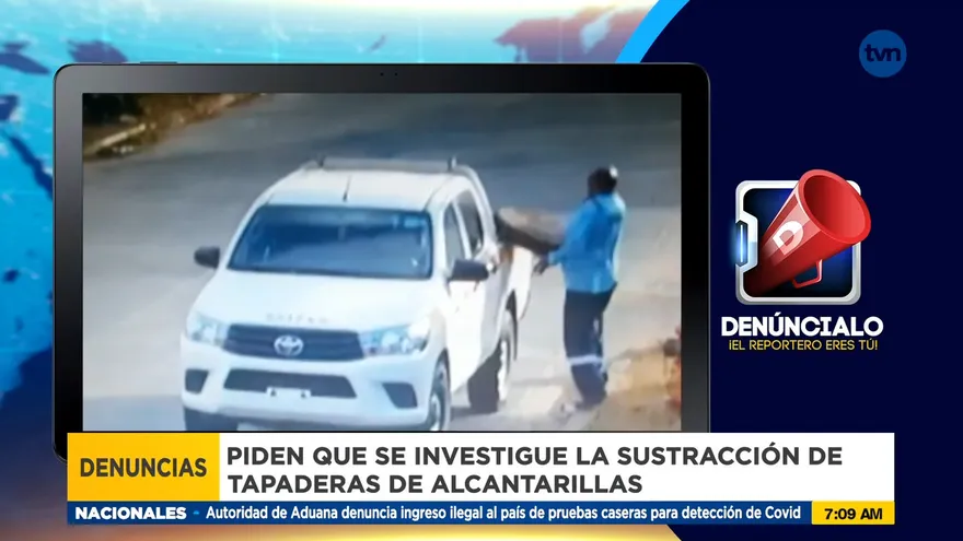 Inician investigación por manipulación de tapa de alcantarilla
