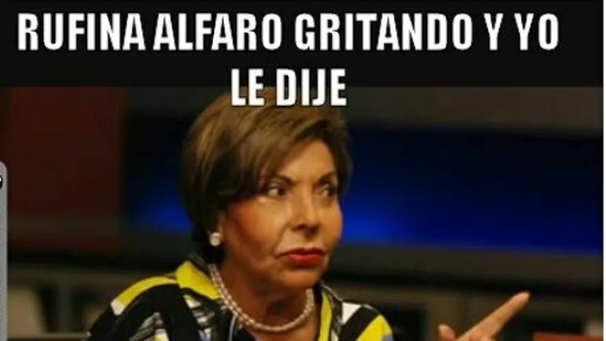 Los memes de Mayín Correa celebrando el grito de Rufina Alfaro