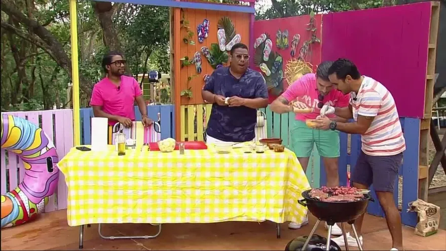 Receta chorizos y carne a la parrilla