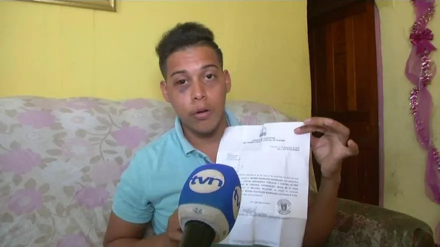 Joven panameño denuncia ser víctima de abuso policial