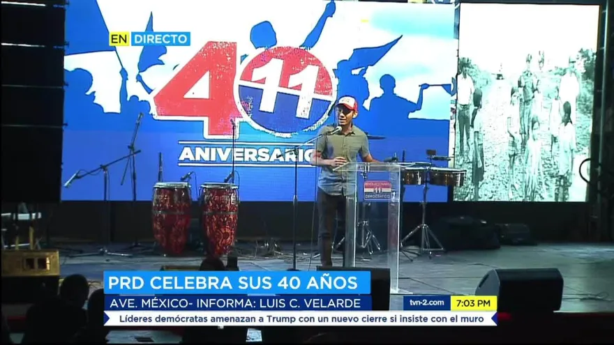 PRD celebra sus 40 años