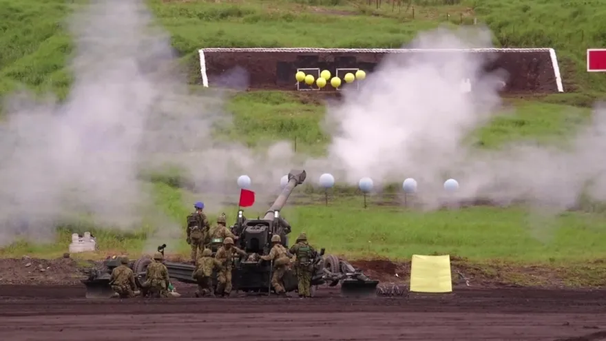 Japón realiza simulacro militar