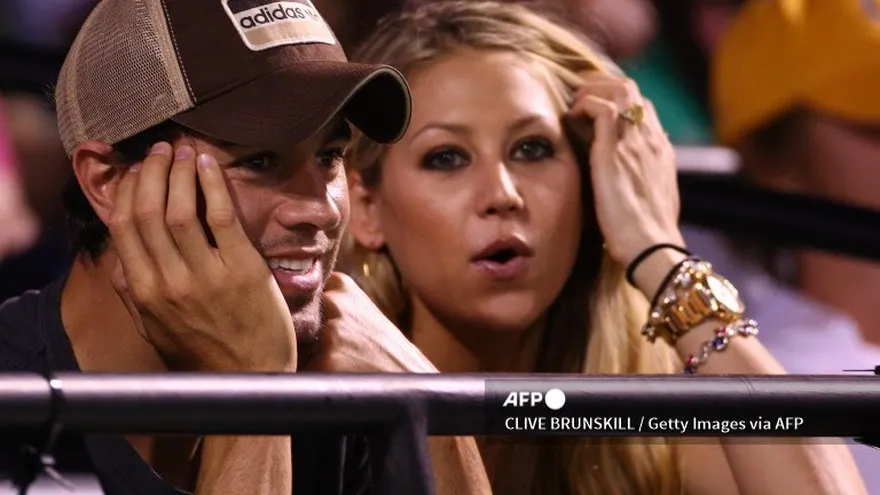 Enrique Iglesias y Anna Kournikova