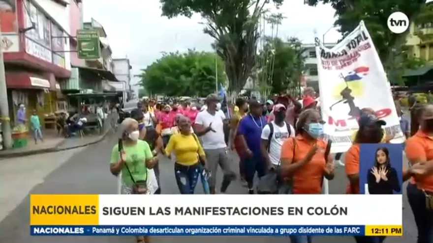 Hoy se decide si el paro continúa o no en Colón