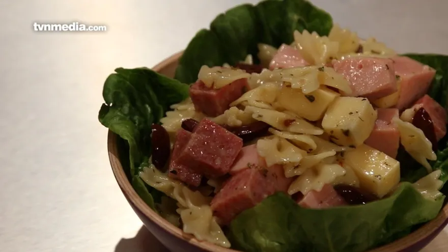 Ensalada de Pasta Fría con queso
