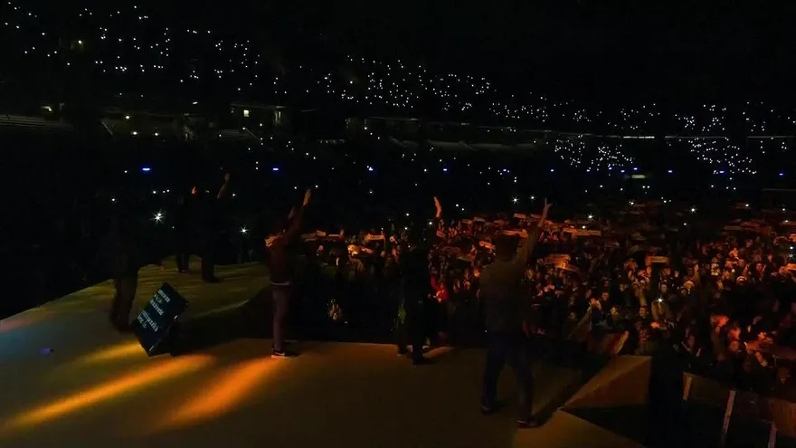 Concierto multitudinario en Barcelona por los presos políticos