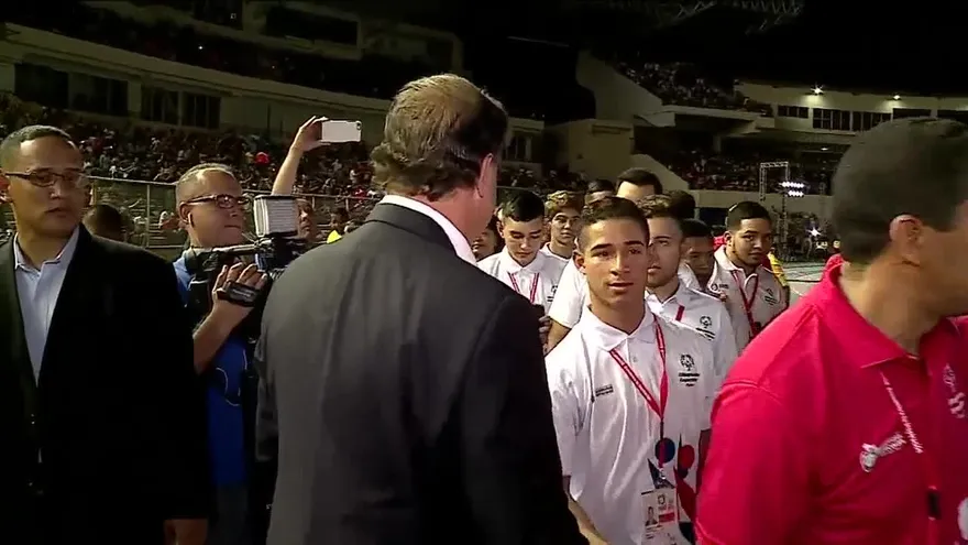 Presidente Varela, presente en el acto inaugural de los III Juegos Latinoamericanos