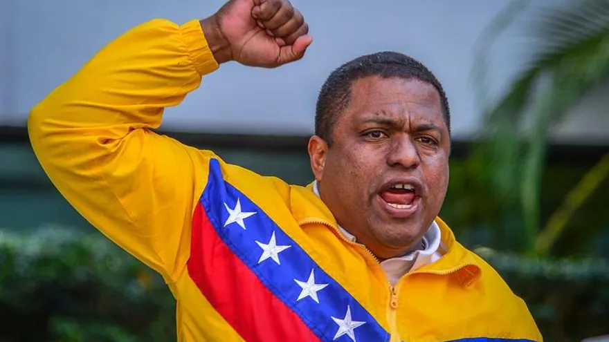 En la imagen un registro del presidente de Venezolanos Perseguidos Políticos en el Exilio (Veppex), el exmilitar venezolano José Antonio Colina.