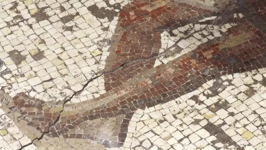 Hallan en Israel un mosaico de la época romana