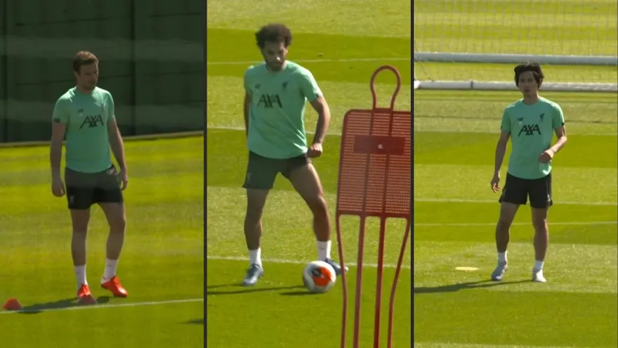 Los jugadores del Liverpool vuelven a entrenar ante una posible reanudación de la temporada