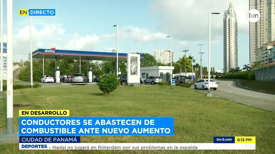 Filas en gasolineras tras aumento de los combustibles