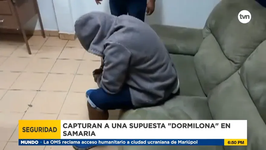 Capturan a una ‘dormilona’ en San Miguelito
