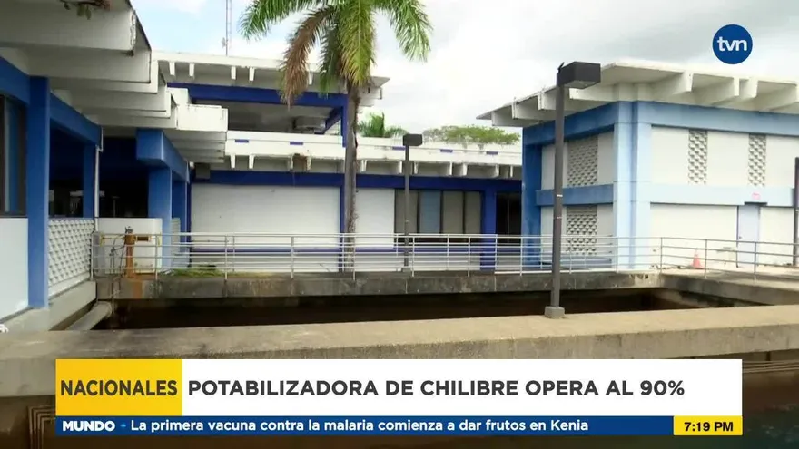 Potabilizadora de Chilibre opera al 90%, Idaan da balance de las reparaciones