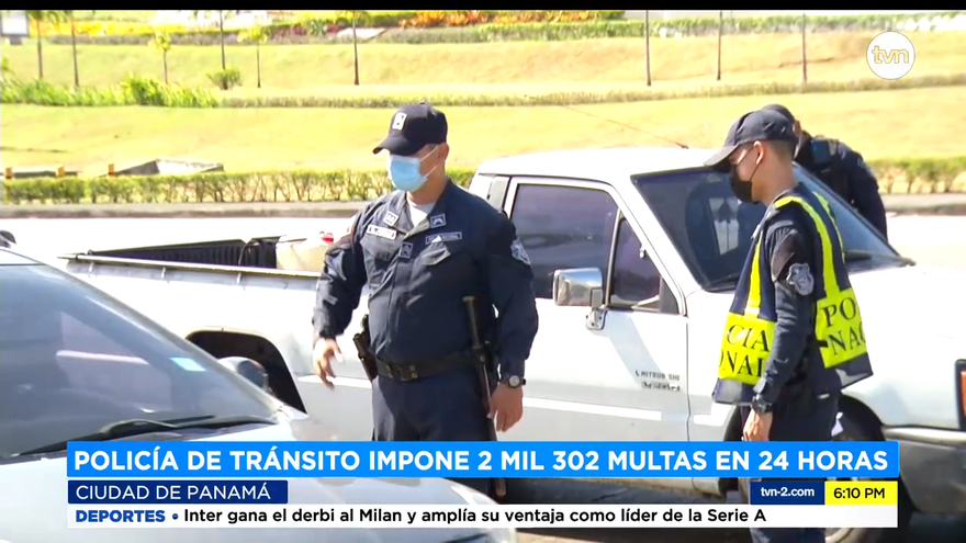 Más de 2 mil infracciones en las últimas horas