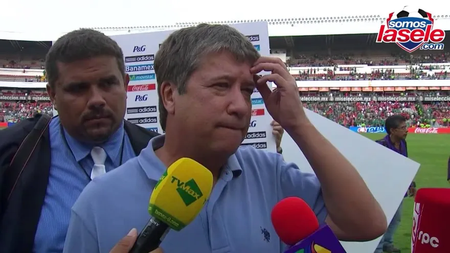 'Bolillo' Gómez molesto por lo ocurrido en el final del partido