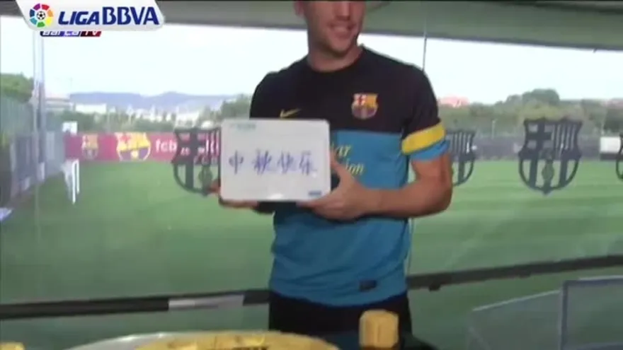 El Barcelona habla para sus fans chinos