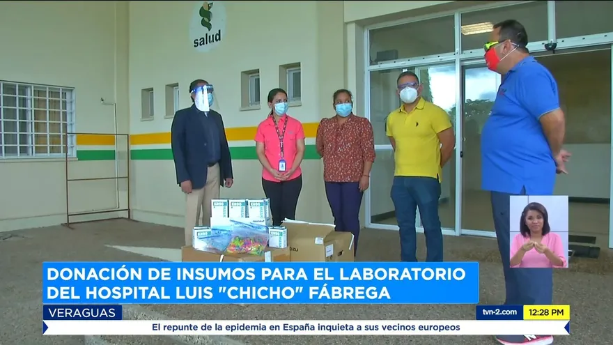 Donan pruebas para COVID-19 al Hospital Luis ‘Chicho’ Fábrega