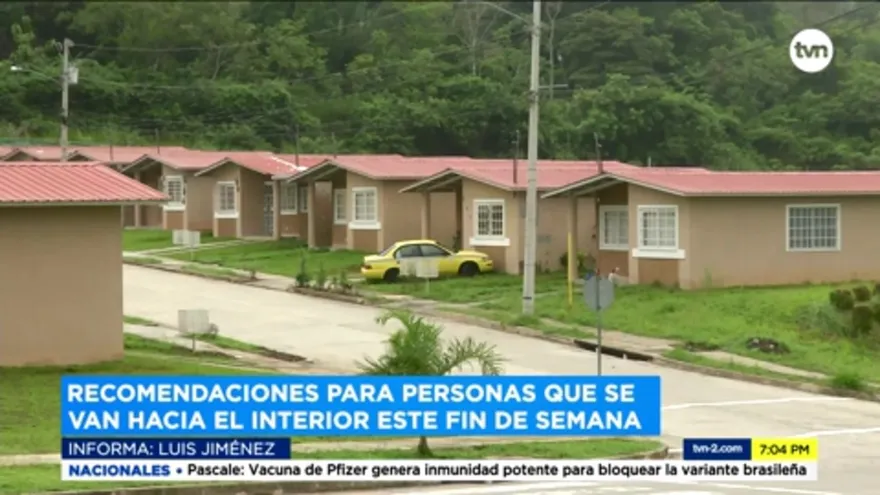 Autoridades dan recomendaciones de seguridad para personas que viajan al interior