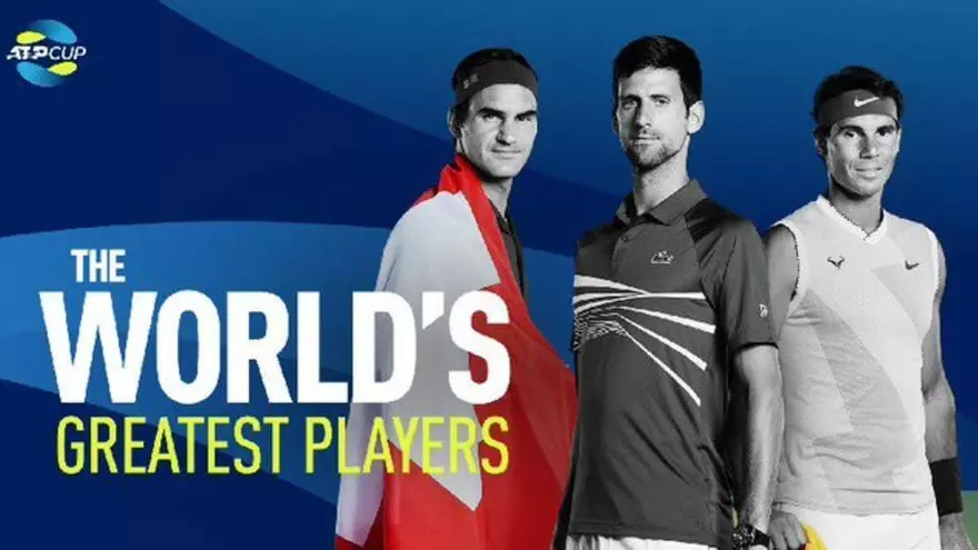 Federer, Nadal y Djokovic jugarán la nueva 'ATP Cup'