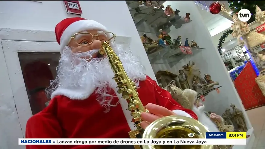 Venta de artículos navideños en tiempo de crisis por pandemia