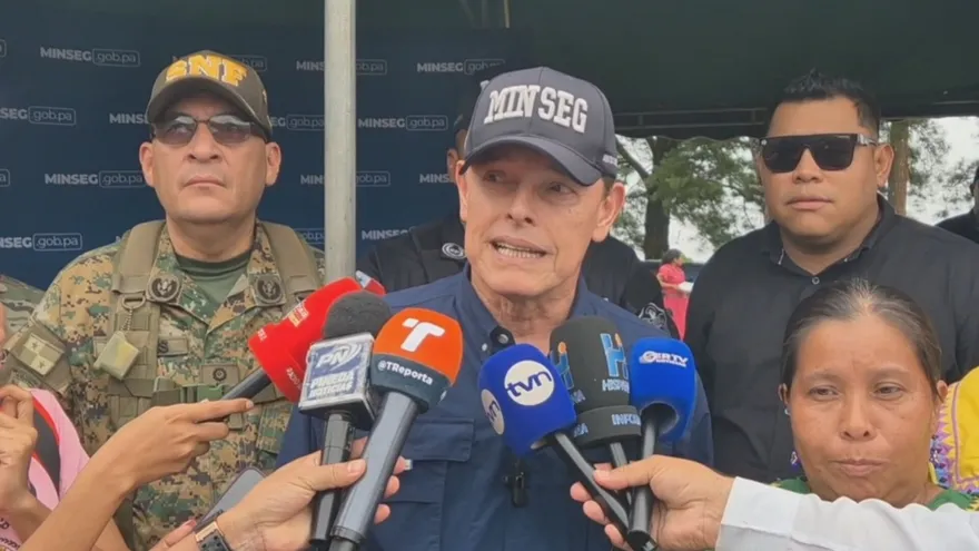 El ministro de Seguridad, Frank Ábrego.