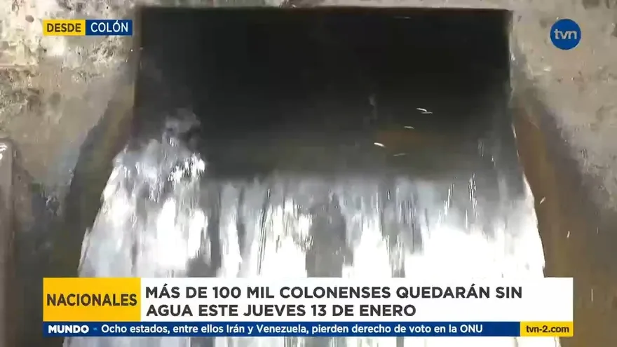 Más de 100 mil colonenses sin agua