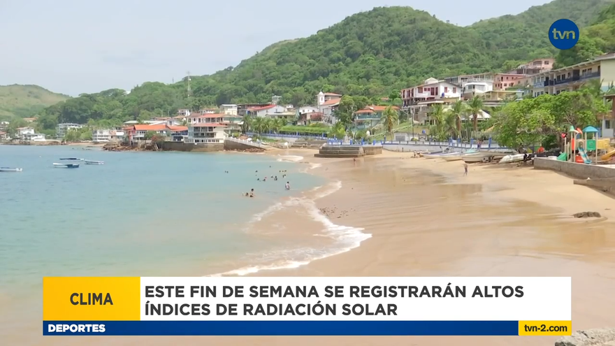 Niveles altos de radiación y oleajes para este fin de semana