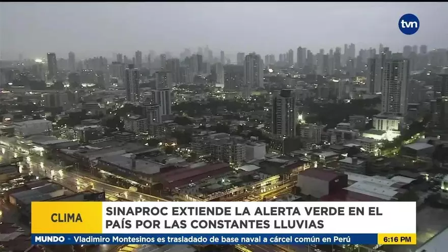 Extiende alerta verde