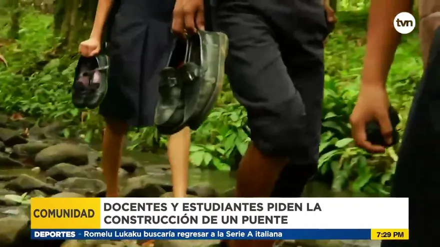 Falta de puente en comunidad de Penonomé perjudica a estudiantes