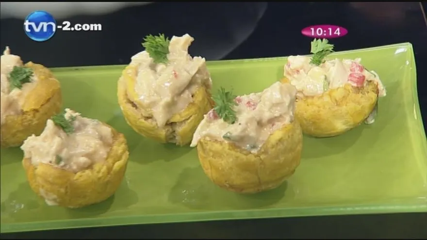 PATA CONES CON CAMARONES AL AJILLO