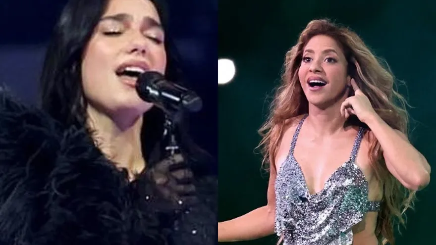 Fonto combo de Dua Lipa y Shakira